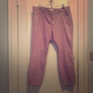 Loft plus modern skinny size 20- lilac new w/ tags